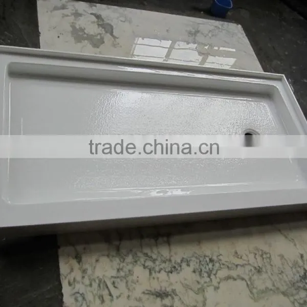 Corner Acrylic Shower Base photo-3