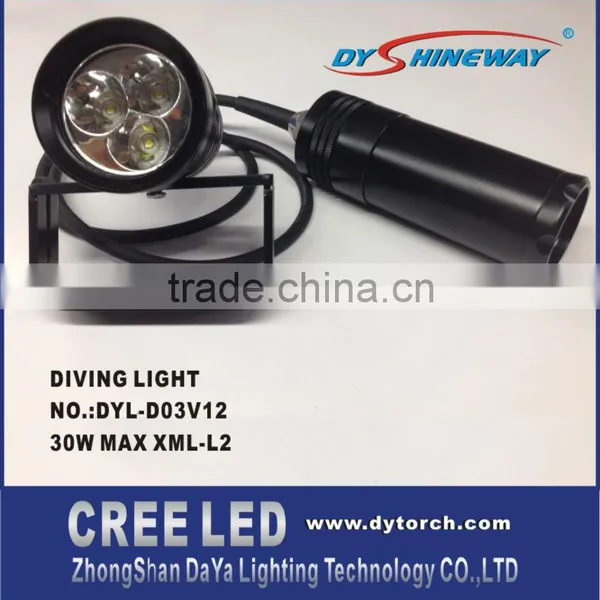 12V 30W Canister diving light