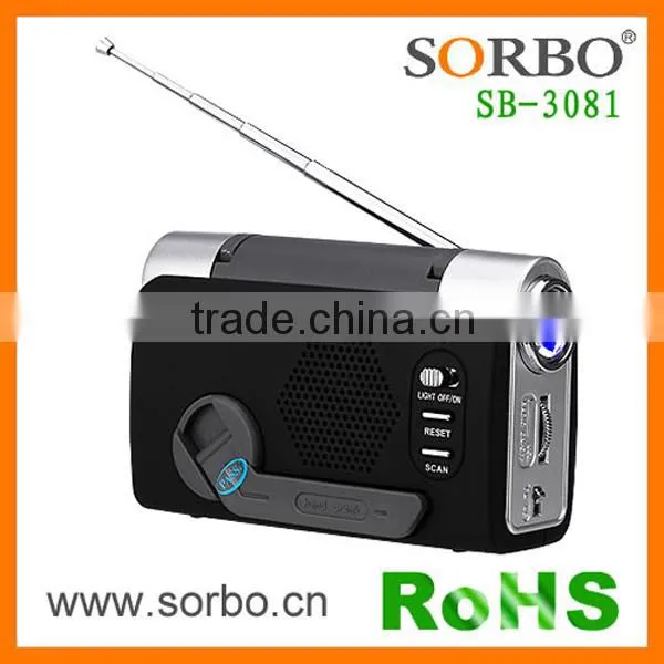 2016 Portable Wholesale LED Lantern Radio Scanner FM Radio photo-2