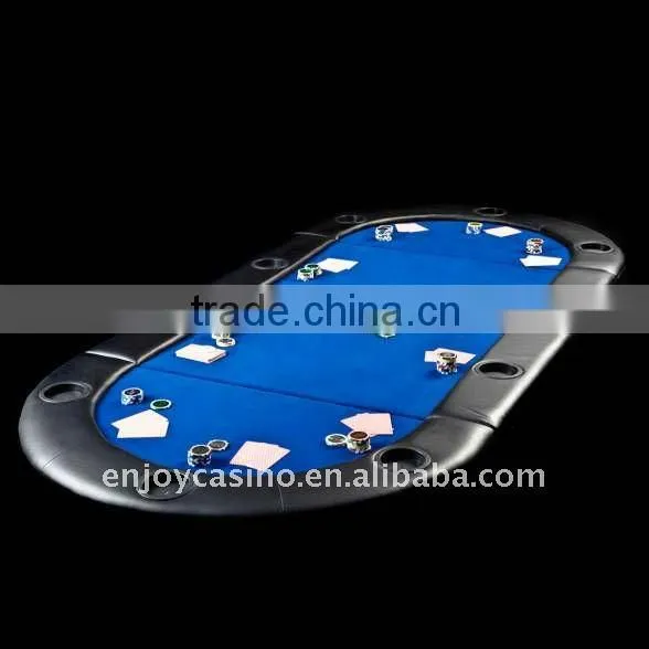 Casino Oval Three-foldable Poker Table Top