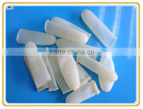 Clear Cleanroom Antistatic Thick 100% Latex Finger Cot photo-5