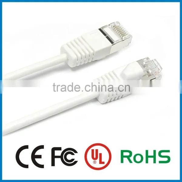 China Cables Red /white Color With Individual Shielding Cat6a Patch Cord Cable photo-4