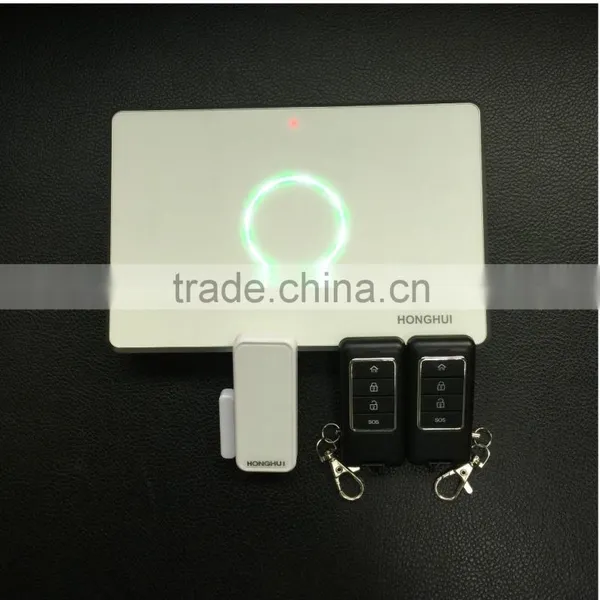 HongHui A1 GSM SMS Alarm Wireless Home Burglar Security System With Remote Controller Door Magnetic Sensor PIR photo-3