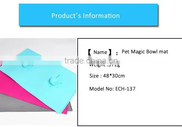 Easy Clean Non-toxic Silicone Pet's Bowl Mat photo-6