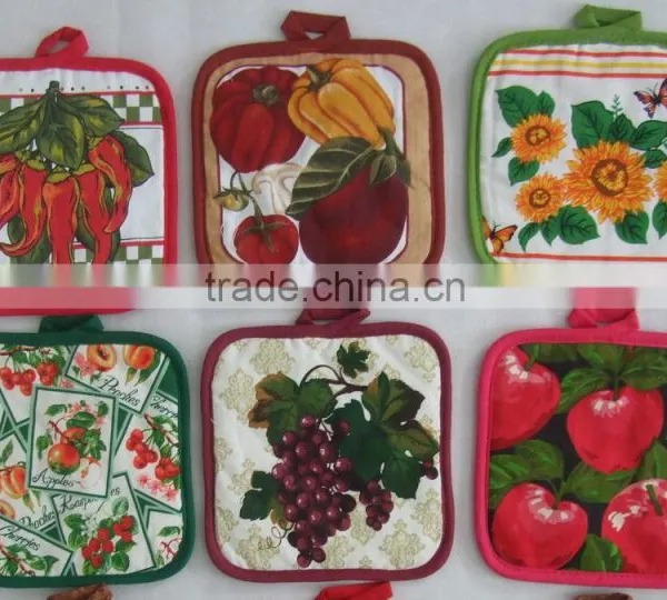 Walmart Design Pot Holder Set American Oven Mitten Single Coffee Design Insulated Hot Pot Set photo-3