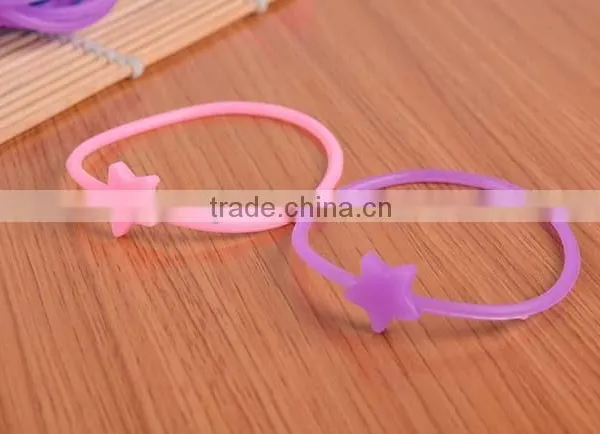 Hot Sale Eco-Friendly Funny Elastic Silicone Bracelet Wristband Cheap Price photo-5