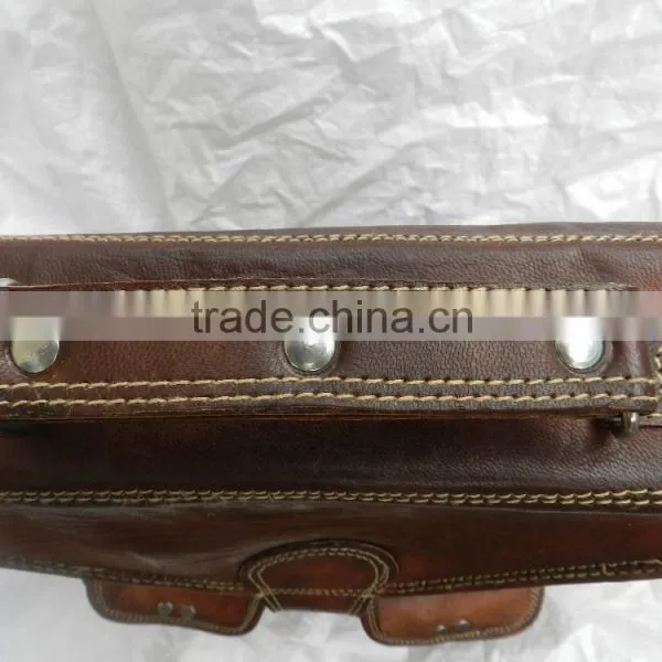 Hand Made Real Leather Cross Body Shoulder Unisex Messenger Bag's photo-2