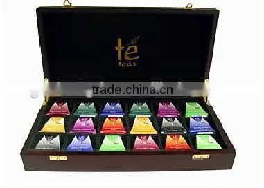 Hot!!! Customized Made-in-China Wood Tea Box (ZDW13-T028) photo-2