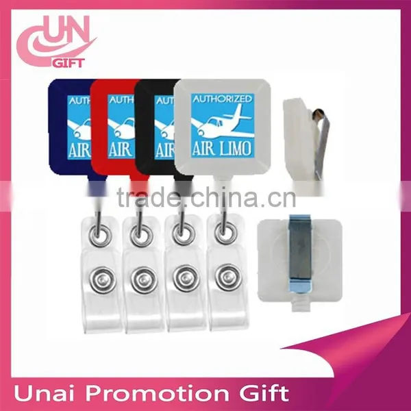 ID Card Holder Reel Retractable Badge Key Tag Clip Name Retractable Badge Key Tag Clip photo-3