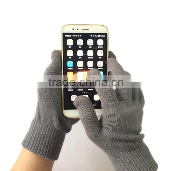 Bluetooth Female Women Gloves Winter Touch Screen Gloves Knit Gloves Mittens Men For Mobile Phone photo-6