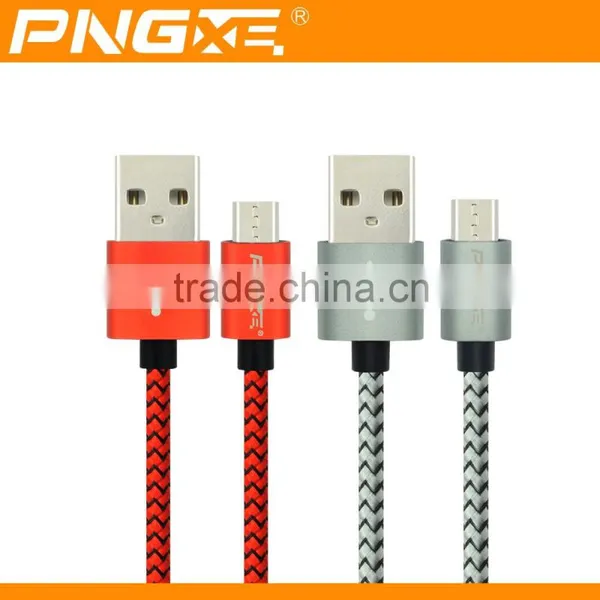 Wholesale Mobile Phone Use and Micro-USB USB Type Braided Micro Usb Cable