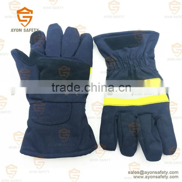 Fireman Protective Firefighting Gloves With Elastic Cord on the Wrist-Ayonsafety