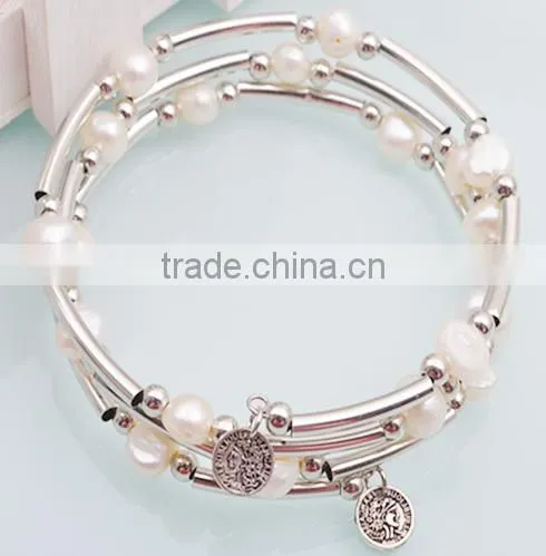 Europe and the United States 2016 Popular New Natural Pearl CCB Spiritual Beads Bracelets photo-2
