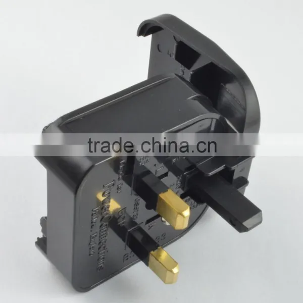Top Selling Euro 2 Pin to 3 Pin UK Plug Power Converter With Fuse 13A photo-2