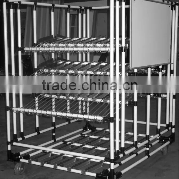 Shelving Rack by Tube and Connectors
