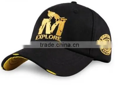 China Supplier 100% Cotton Twill Big Fashion Flat Embroidery Design Baseball Cap With Hook and Loop Back photo-4
