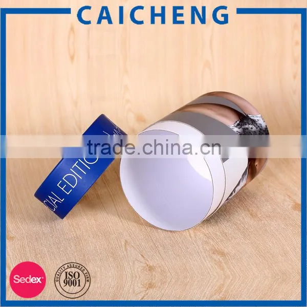 Custom Cylinder Cardboard T-shirt Packaging Box photo-6