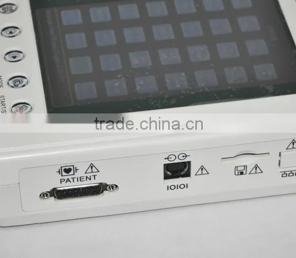 2015 New Portable Digital 3-channel Color Electrocardiograph ECG EKG Machine on Sale photo-5