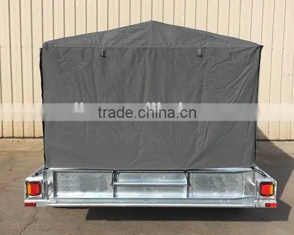 Galvanized Tandem 8X5 Trailer With Canvas Tops photo-5