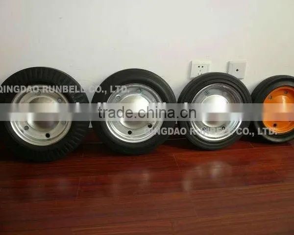 Concrete Mixer Solid Rubber Wheel for Trolley, Hand Truck photo-3