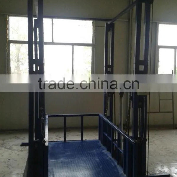Electric Hydraulic Guide Rail Chain Lift Table Customerized Producing photo-2