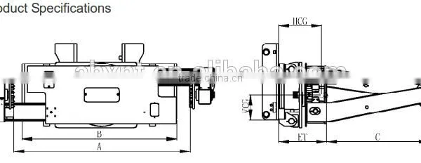 Chinese Fork Attachement Tyre Handler Clamp photo-2