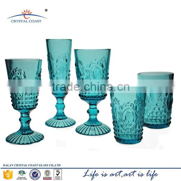 DINNERWARE SETS PURPLE MADE OF COLORED GLASS SETS DINNERWARE photo-2