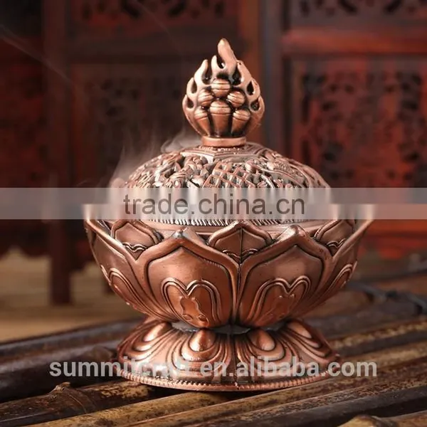 Wholesale Peaceful Lotus Flower Incense Burner photo-2