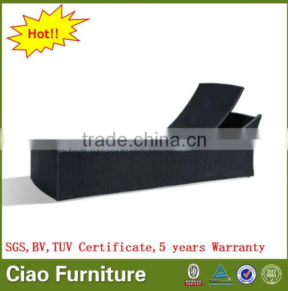Outdoor Rattan Wicker Chaise Lounge Chair Furniture