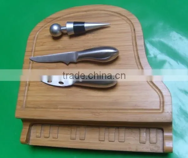Eco-Friendly Cheese Cutting Board Set photo-2