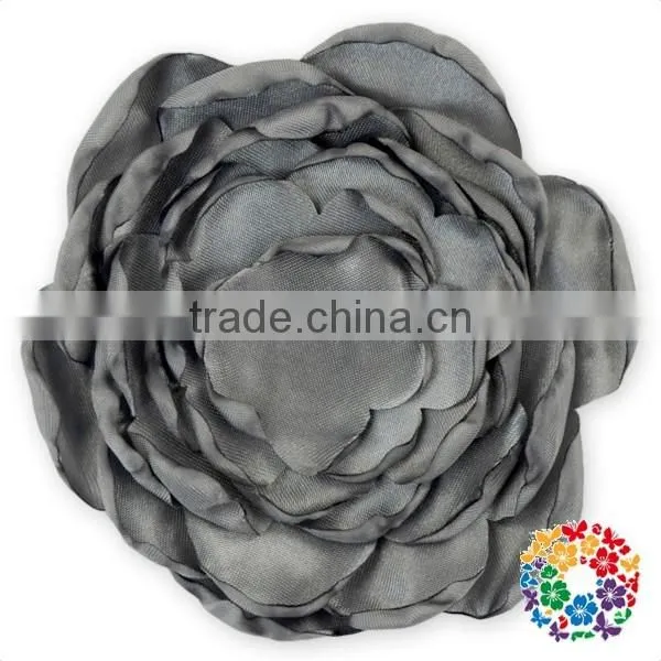 Plain White 8 Layers Christmas Ribbons Satin Flower Christmas Wedding Decorations Artificial Chrysanthemum Flower photo-5