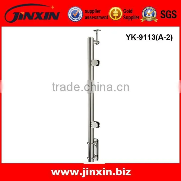 Stainless Steel Balustrades Handrails and Wood Balcony Balustrade photo-3