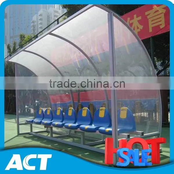 Moveable Football Dugout With Branding for Home and Away Team photo-4
