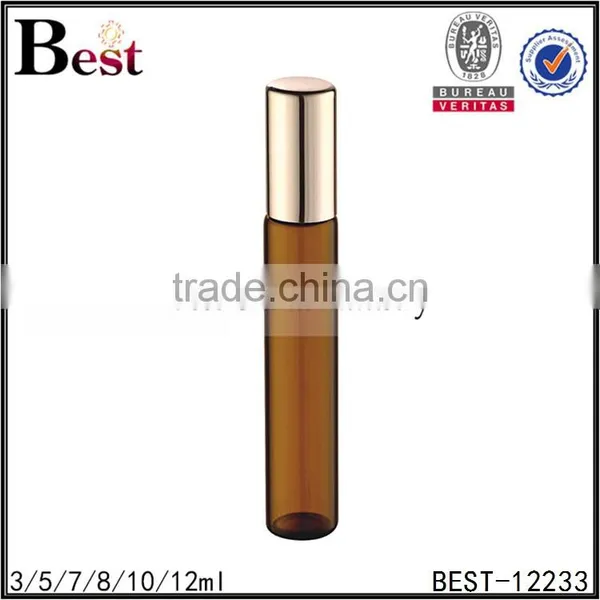 5ml Amber Perfume Roller Ball Bottle With Screw Cap photo-2