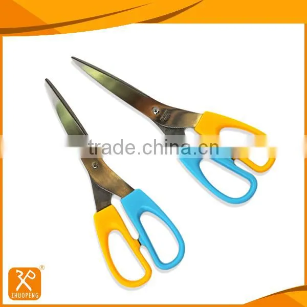FDA High Quality Stainless Steel Double Color Handle Scissors photo-2