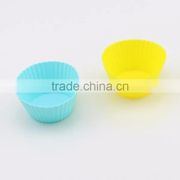 Colorful Round-shape Mini Silicone Cake Mold photo-3