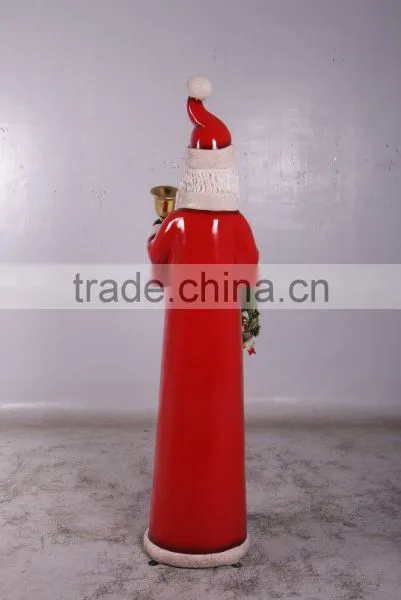 Skinny Santa With Bell & Wreath photo-3