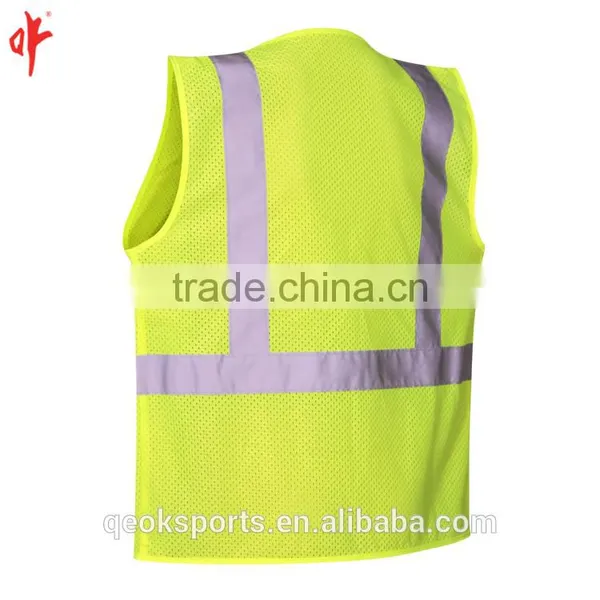 Fluorescent Yellow Environmental Protection Manufacturer Reflective Safety Clothing photo-4