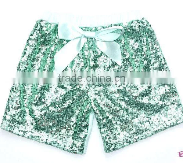 Wholesale Top Quality Hot Selling Summer Fashion Childrens Boutique Shorts Sequin Kids Shorts photo-3
