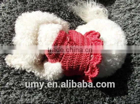Dog Harness Dress Clothing For Small Dogs Cotton Crochet Harness Pet Product photo-4