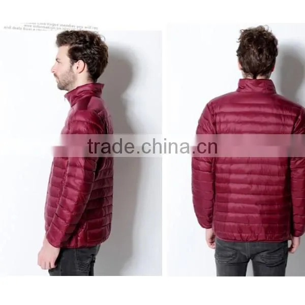 Fashion European Style Winter Jackets Winter Foldable Ultra Light Down Jacket Man photo-3
