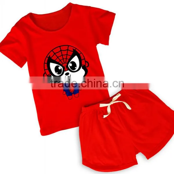 Customize Design Kids Summer Clothes Short Sleeve Children T-shirt With Cartoon Printing