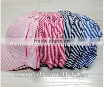 Hot Sale Personalised Fashionable Seersucker Baseball Cap photo-3