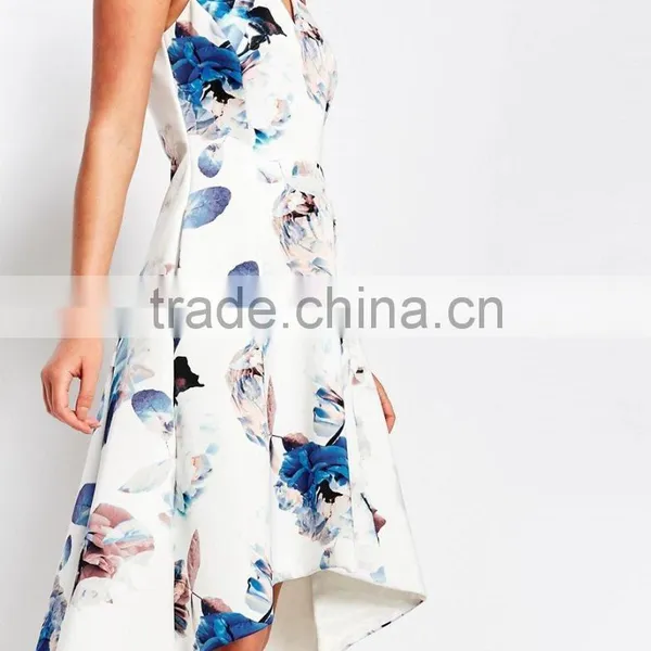 Hot Selling New Collection Comfortable Floral Print Casual Dress for Women photo-4