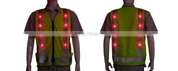 Mens Jackets Reflective Led Security Uniform for Guard photo-5