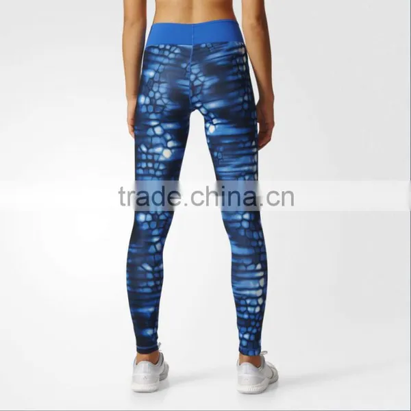 Custom Hot Sale Leggins Printed Yoga Sports Tights Womens Fitness Capris photo-2