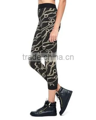Hot Sale Sport Stylish Body Building Wear Printed Leggings For Women photo-2