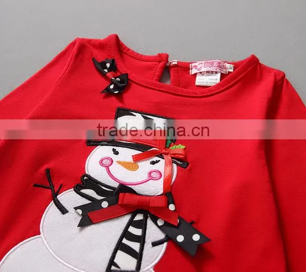 New Design Christmas Snowman Grid Newborn Baby Christmas Outfits photo-5