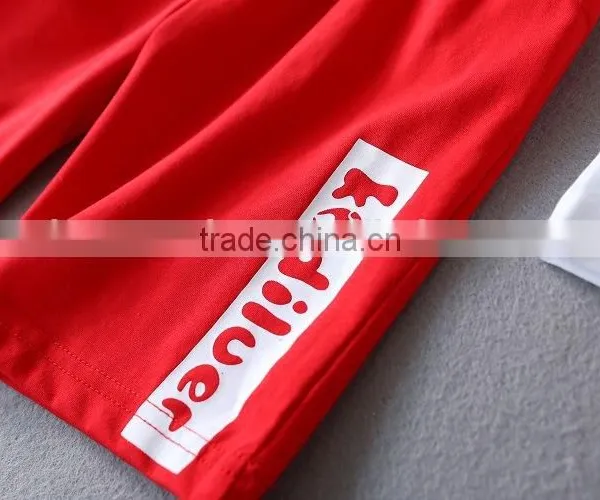 Wholesale Summer Short Sleeve Cotton Priting Boys Kids t Shirt and Shorts photo-5