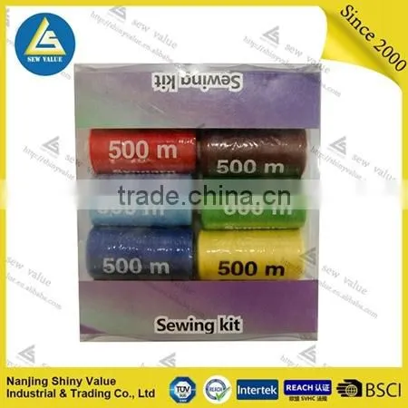 100% Nylon Sewing Thread With Plastic Pipe in Blister Card photo-2